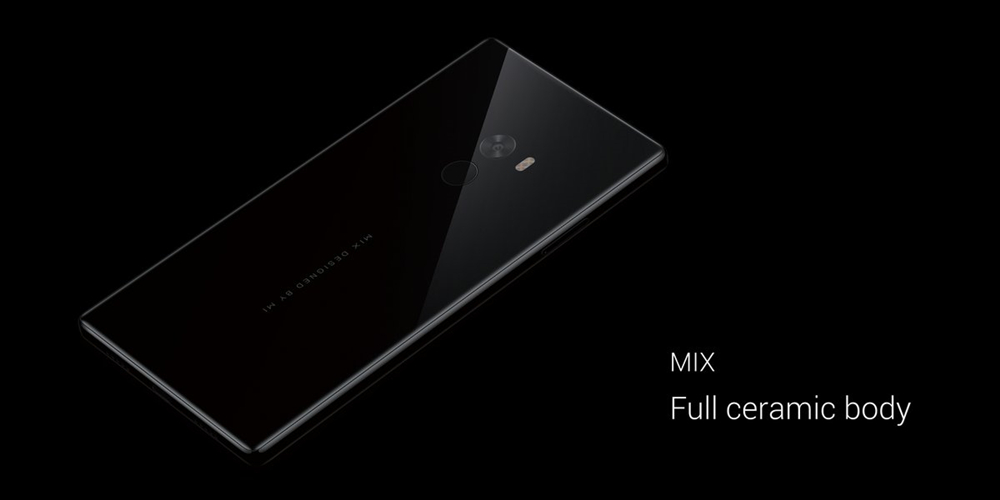 [Stock Sale]Xiaomi Mi MIX 6.4inch 2040*1080 FHD Full Screen Android 6.0 OS 4G+ LTE Smartphone 64-Bit Qualcomm Snapdragon 821 4GB 128GB 16.0MP NFC Touch ID Full Ceramic Body - Black