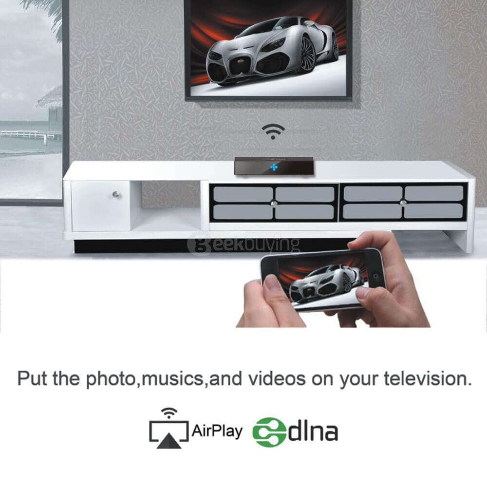 X96 4K UHD Smart TV BOX Android 6.0 Marshmallow Amlogic S905X 2G/16G 802.11b/g/n LAN KODI