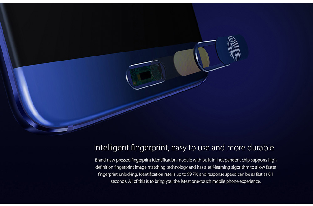 [HK Stock]Elephone S7 Mini 5.2inch FHD Android 6.0 4G LTE Smartphone MT6737T Quad Core 1.5GHz 2GB RAM 32GB ROM 13.0MP TOUCH ID OTG - Blue