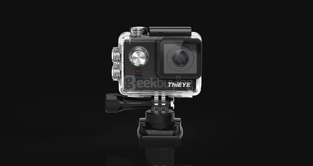 [Spain Stock] Original Thieye T5&T5e Waterproof Case Diving 60M Waterproof Case for Thieye T5&T5e Action cameras - Transparent + Black