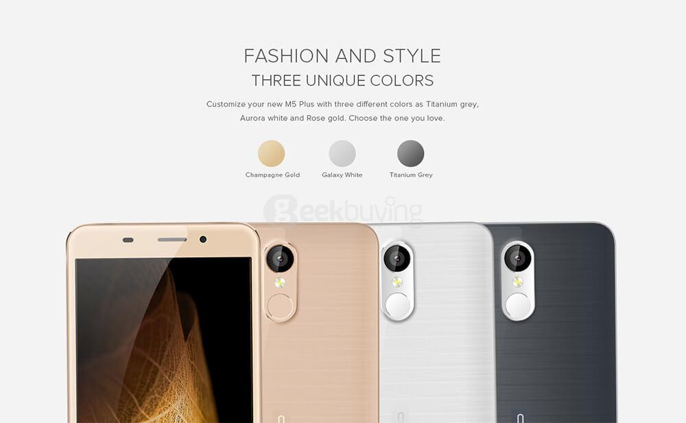 [HK Stock]LEAGOO M5 PLUS 5.5inch HD Android 6.0 4G LTE Smartphone MT6737 Quad Core 1.3GHz 2GB RAM 16GB ROM 5.0MP 13.0MP TOUCH ID - White