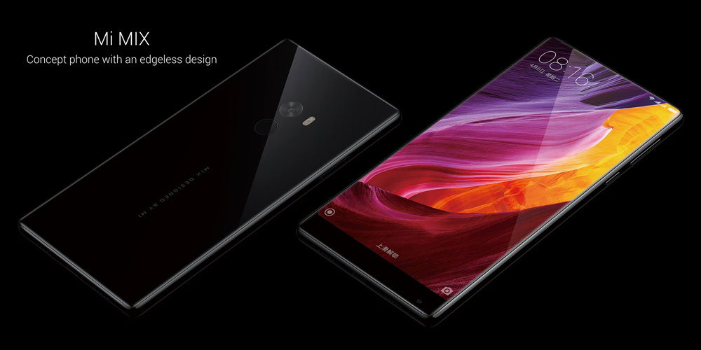 [HK Stock]Xiaomi Mi MIX Pro 6.4inch 2040*1080 FHD Full Screen Android 6.0 OS 4G+ LTE Smartphone Qualcomm Snapdragon 821 6GB 256GB 16.0MP NFC Touch ID Full Ceramic Body - Black Gold