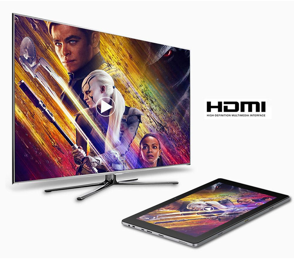 Cube iWork1X 2 in 1 Tablet PC 11.6 inch Windows 10 4GB/64GB Intel Atom X5 Z8350 Quad Core 1.92GHz IPS 1920*1080 - Gray