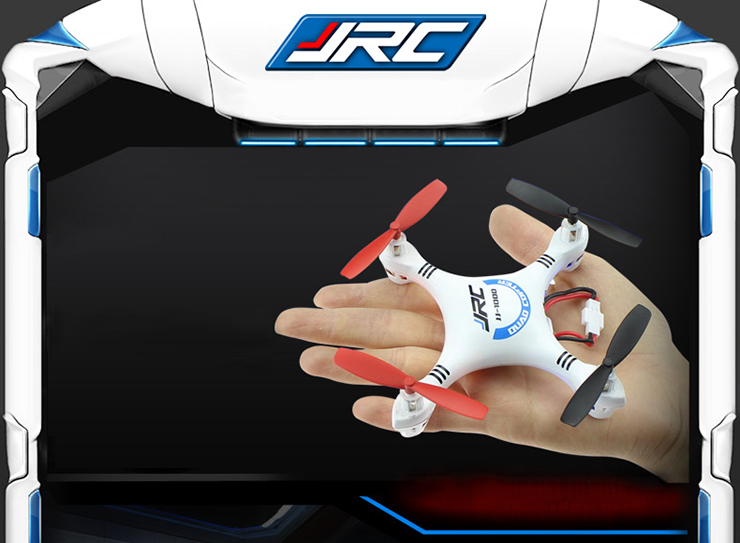 JJRC 1000 Updated ersion 2.4G 4CH 6 Axis Gyro RC Quadcopter With LED RTF LCD Remote Controller - White