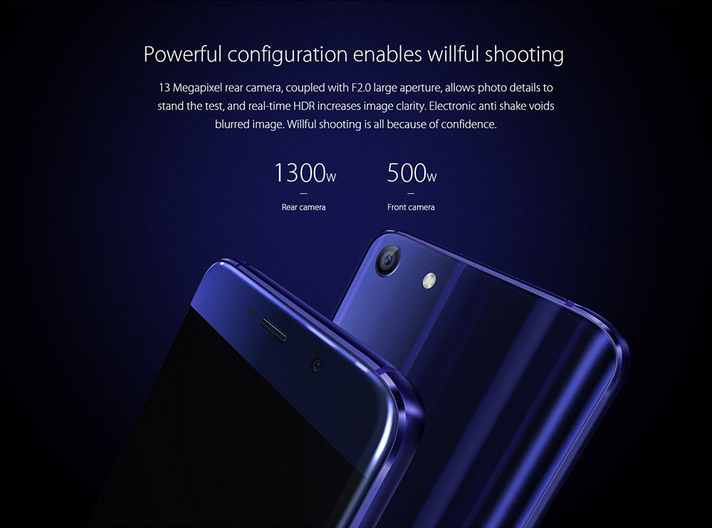 [Spain Stock]Elephone S7 5.5inch FHD Bezel-less Screen Android 6.0 4G LTE Smartphone Helio X20 MT6797 Deca Core 4GB RAM 64GB ROM 13.0MP TOUCH ID OTG - Black