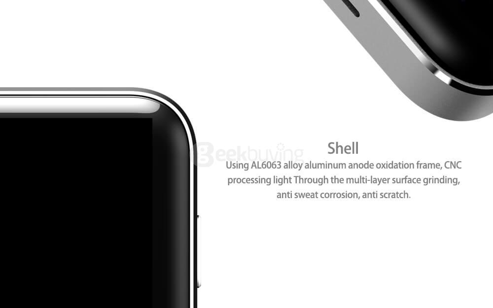 Makibes DM98 3G Smart Watch Phone Android 4.4 MTK6572 Quad Core 1.2GHz 512MB/4GB Bluetooth WiFi GPS Google Now 900mAh Battery 0.3MP Camera - Silver