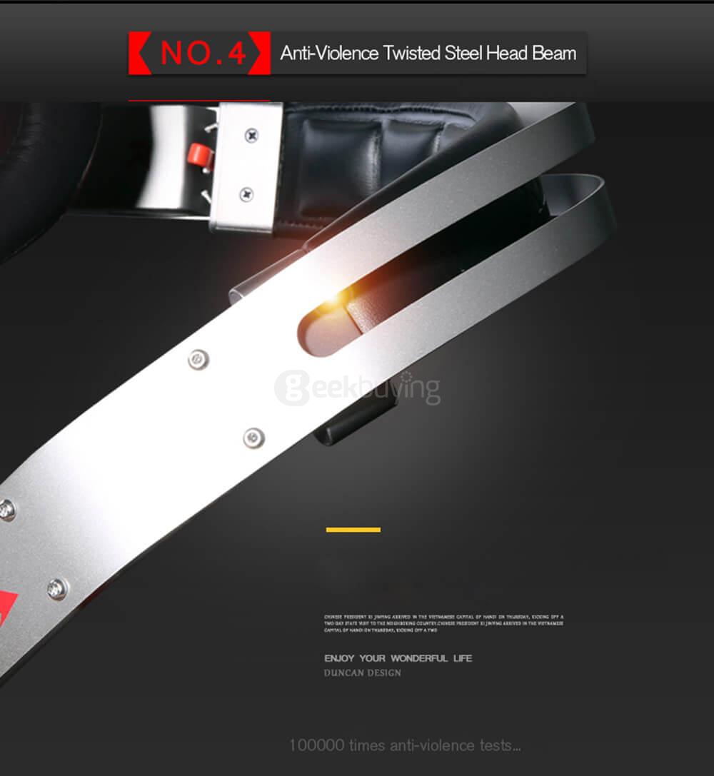 XIBERIA T19 LED Gaming Headsets With Microphone Vibration 7.1 Virtual Surrounded Sound For PC Gamer - Gray