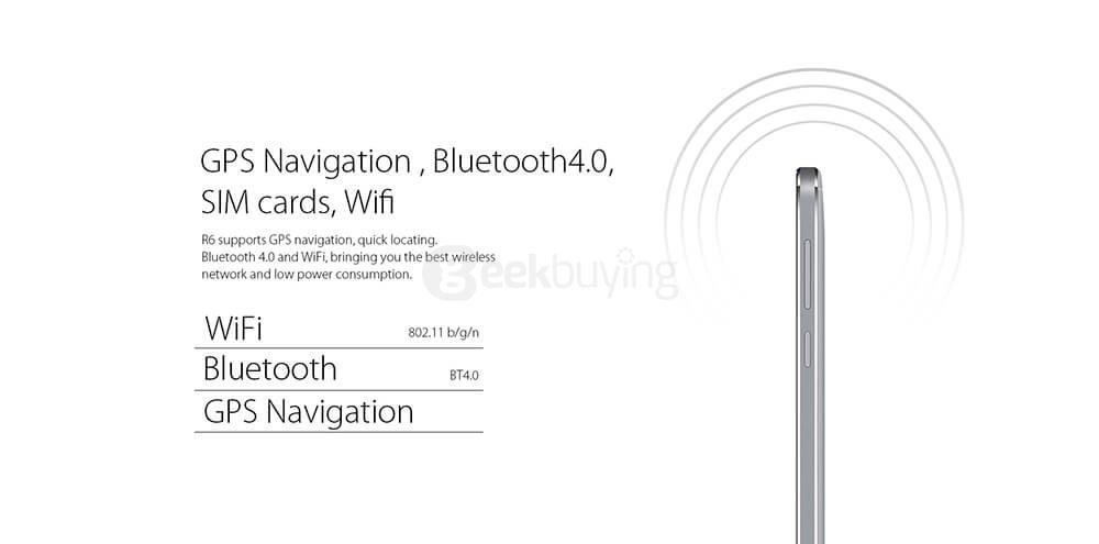 [HK Stock]Blackview R6 5.5inch FHD 2.5D Screen Android 6.0 Smartphone MT6737T Quad Core 1.5GHz 3GB RAM 32GB ROM 13.0MP TOUCH ID WIFI GPS - Gold