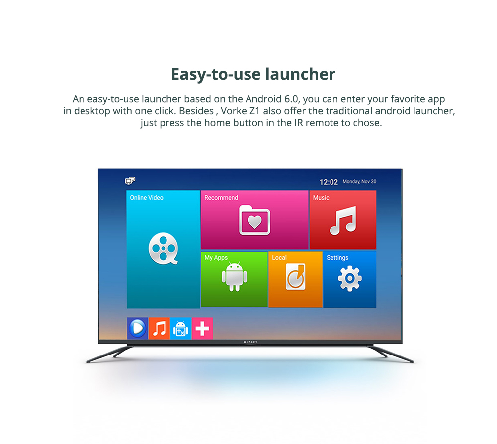[Canada Stock] VORKE Z1 Amlogic S912 KODI 16.1 4K VP9 60FPS HDR Smart TV BOX Android 6.0 3G DDR4/32G eMMC 802.11AC WIFI Gigabit LAN Dolby HDMI CEC DLNA Bluetooth OTA