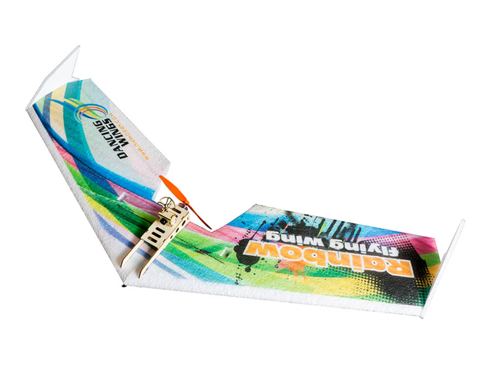 DW HOBBY Rainbow V2 Version 800mm Wingspan EPP Flying Wing FPV RC Airplane - KIT Version