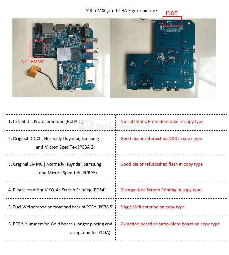 MXQ PRO RK3229 Android 5.1 4K VP9 Smart TV BOX 1G/8G WIFI KODI Dolby DTS