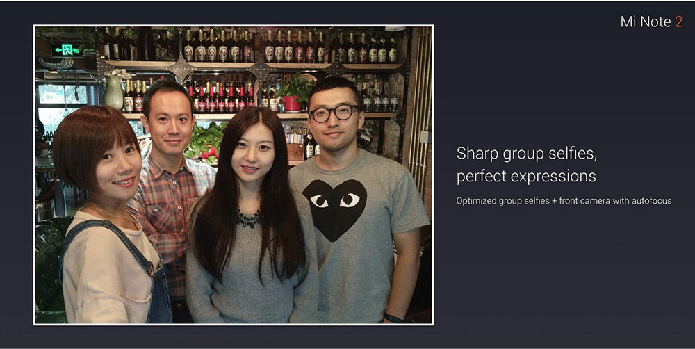 Xiaomi Note 2 5.7inch OLED Curved FHD Screen Android 6.0 OS 4G+ LTE Smartphone Qualcomm Snapdragon 821 4GB 64GB 22.56MP Touch ID NFC 3D Glass Cover - Jet Black