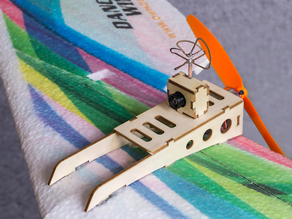 DW HOBBY Rainbow V2 Version 800mm Wingspan EPP Flying Wing FPV RC Airplane - KIT Version