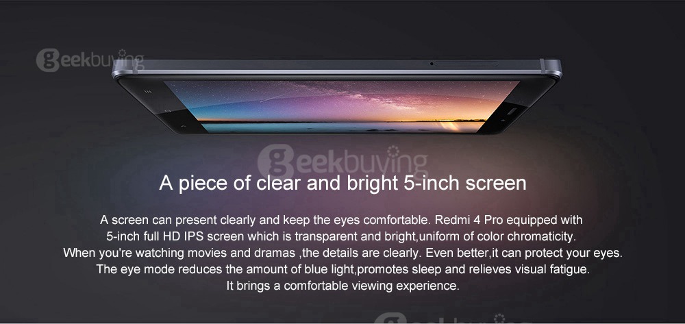 [Spain Stock]XIAOMI Redmi 4 Pro 5.0inch FHD 2.5D Screen MIUI 8 4G LTE Smartphone Qualcomm Snapdragon 625 Octa Core 3GB 32GB 5.0MP 13.0MP Touch ID Metal Body 4000mAh Battery - Gold