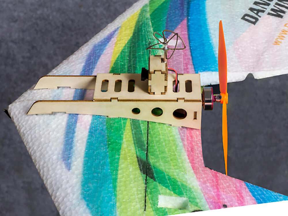 DW HOBBY Rainbow V2 Version 800mm Wingspan EPP Flying Wing FPV RC Airplane - KIT Version