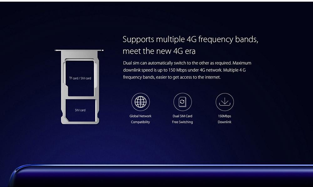 [HK Stock]Elephone S7 Mini 5.2inch FHD Android 6.0 4G LTE Smartphone MT6737T Quad Core 1.5GHz 2GB RAM 32GB ROM 13.0MP TOUCH ID OTG - Blue