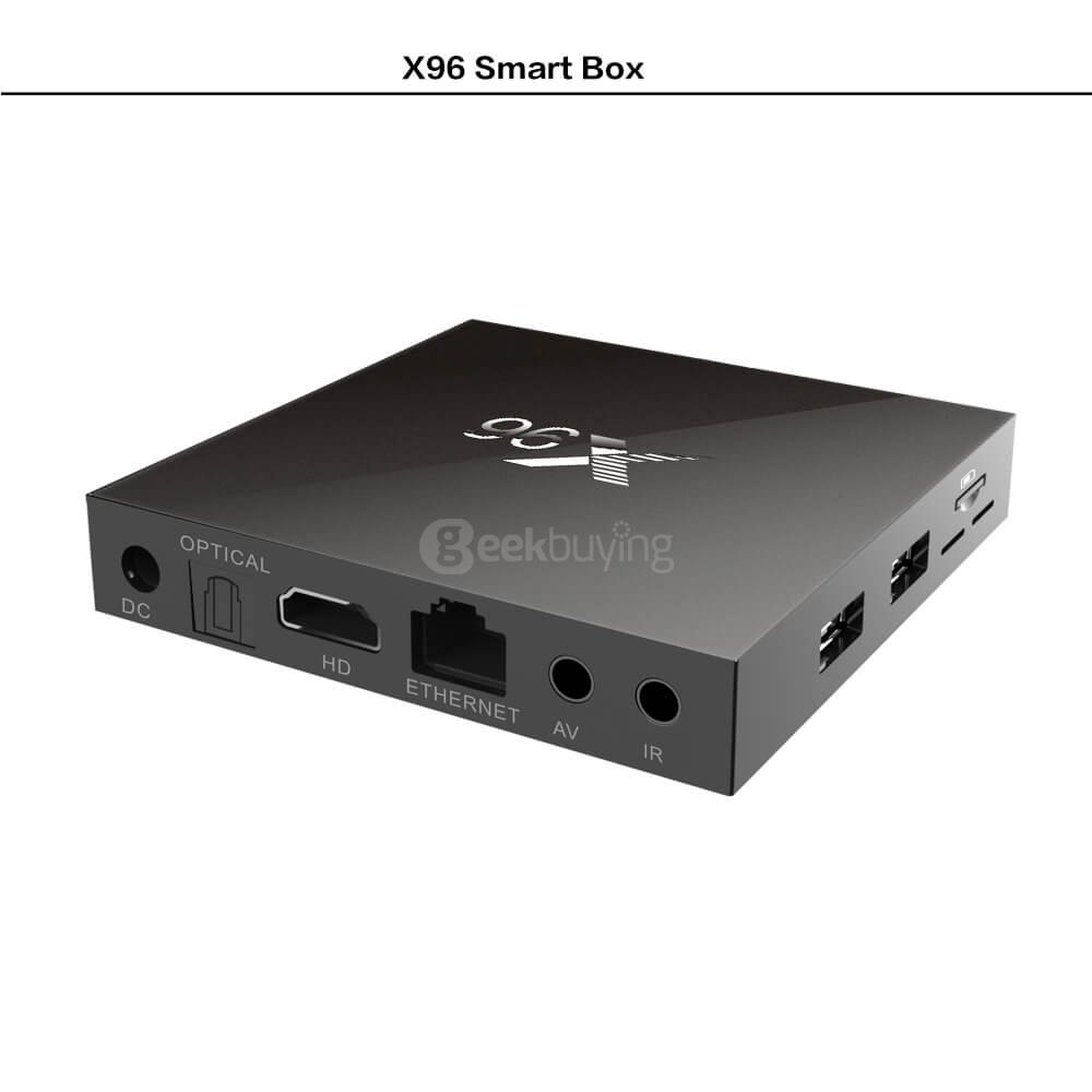 X96 4K UHD Smart TV BOX Android 6.0 Marshmallow Amlogic S905X 2G/16G 802.11b/g/n LAN KODI