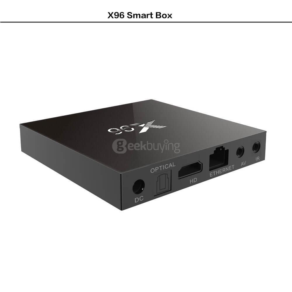 X96 4K UHD Smart TV BOX Android 6.0 Marshmallow Amlogic S905X 2G/16G 802.11b/g/n LAN KODI