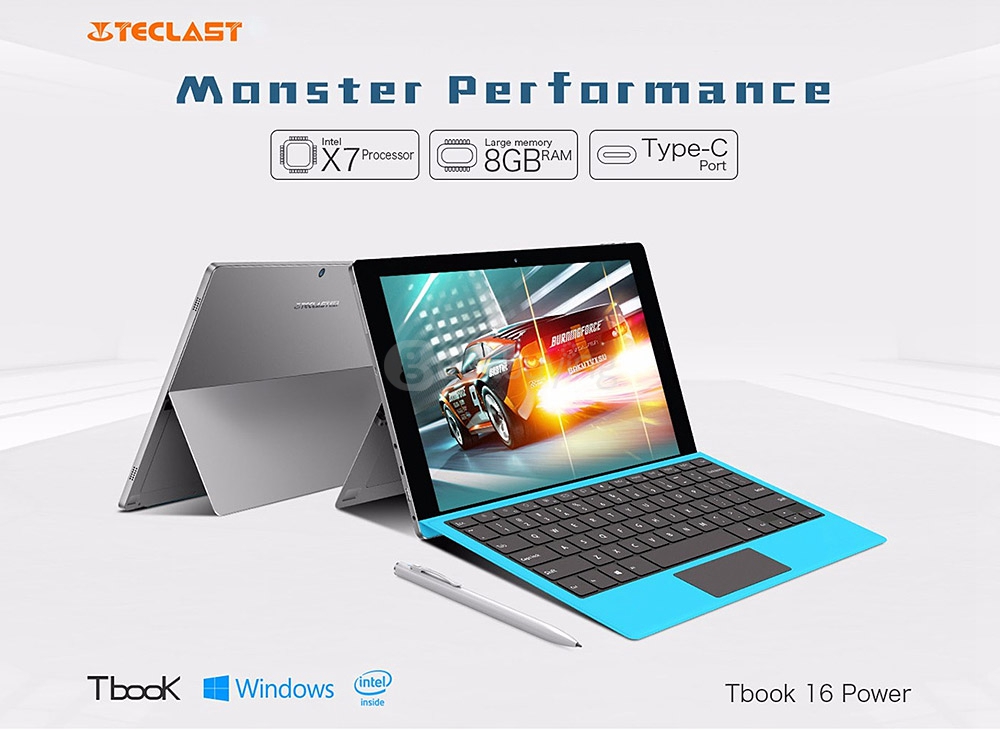 [Package A]Teclast Tbook 16 Power Tablet + Original Magnetic Docking Keyboard For Tbook 16 Power