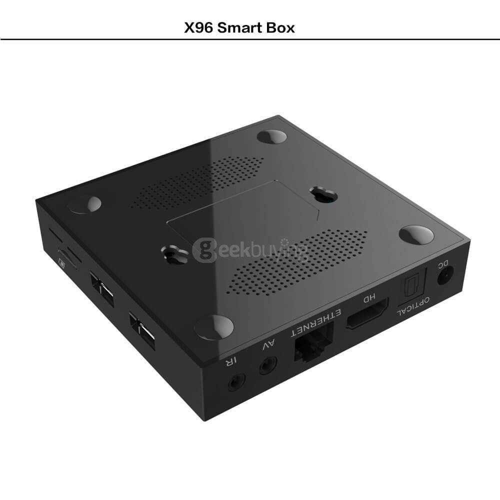 X96 4K UHD Smart TV BOX Android 6.0 Marshmallow Amlogic S905X 2G/16G 802.11b/g/n LAN KODI