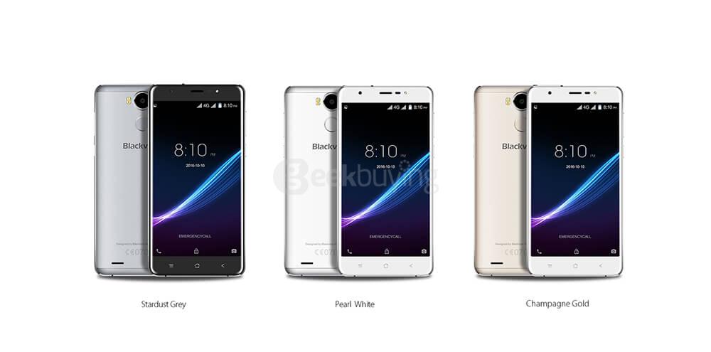 [HK Stock]Blackview R6 5.5inch FHD 2.5D Screen Android 6.0 Smartphone MT6737T Quad Core 1.5GHz 3GB RAM 32GB ROM 13.0MP TOUCH ID WIFI GPS - Gold