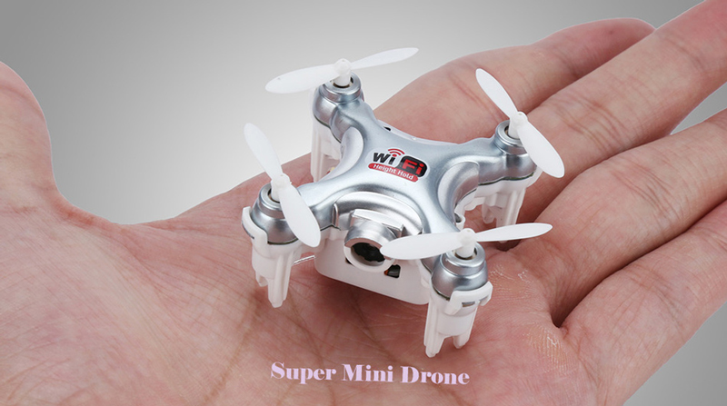 Cheerson Cx 10wd Mini Wifi Fpv 0 3mp Quadcopter Dark Gray