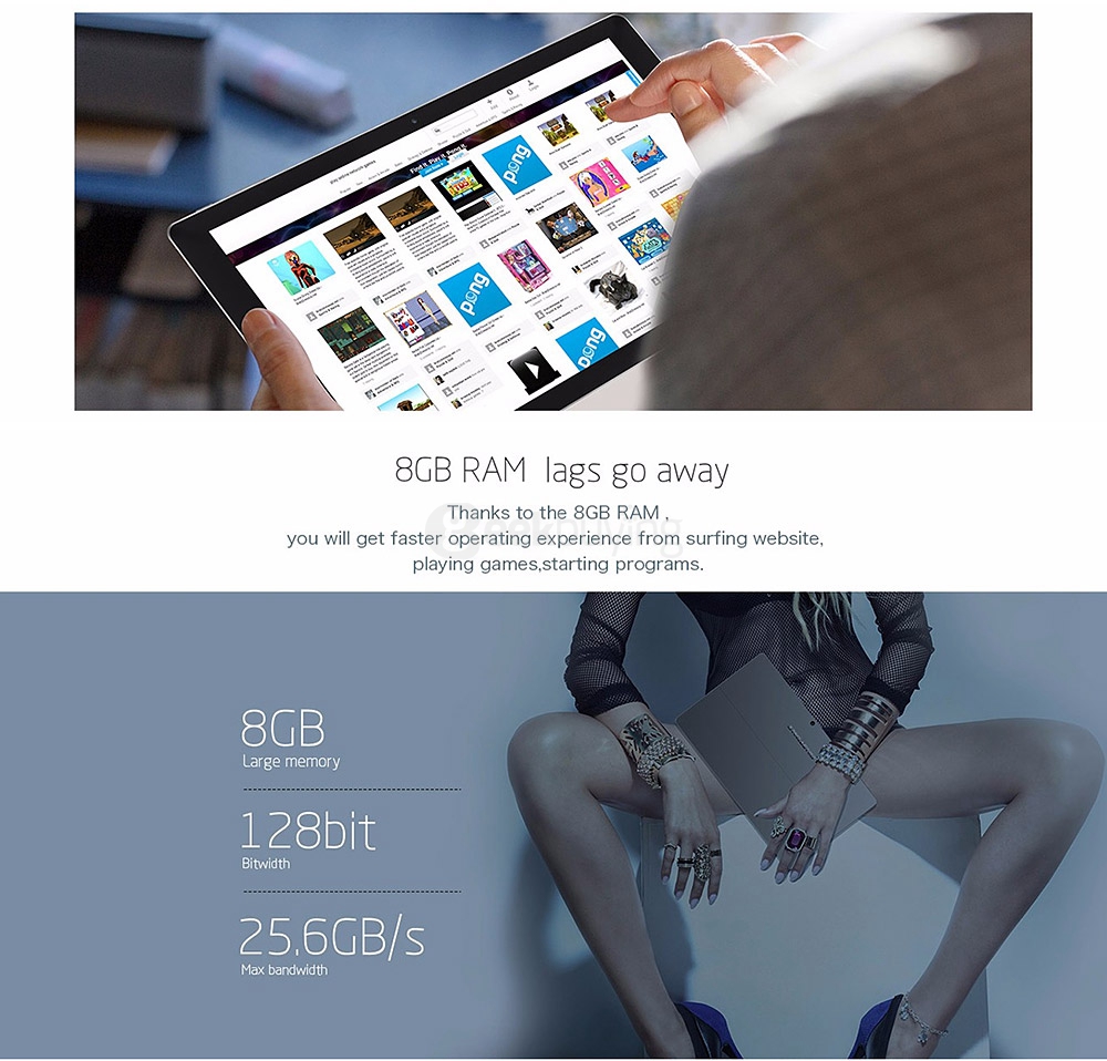 [Package A]Teclast Tbook 16 Power Tablet + Original Magnetic Docking Keyboard For Tbook 16 Power