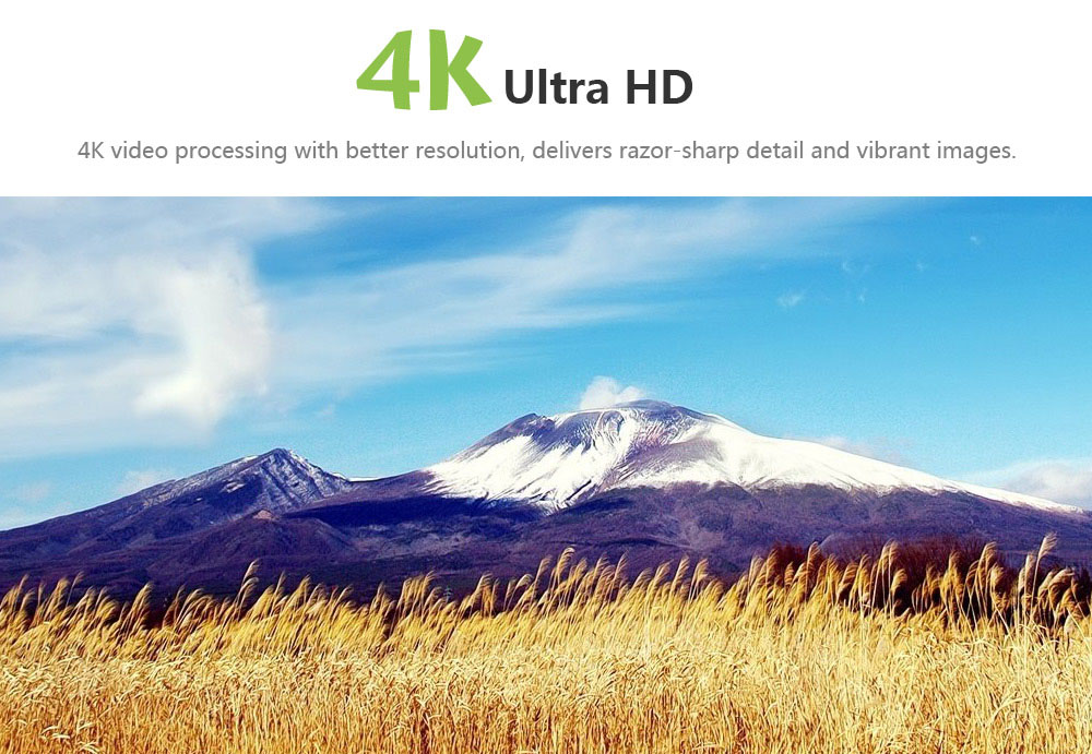 Z69 4K UHD Smart TV BOX KODI HDR 10 Android 6.0 Marshmallow Amlogic S905X 16GB ROM 802.11b/g/n WIFI LAN Bluetooth