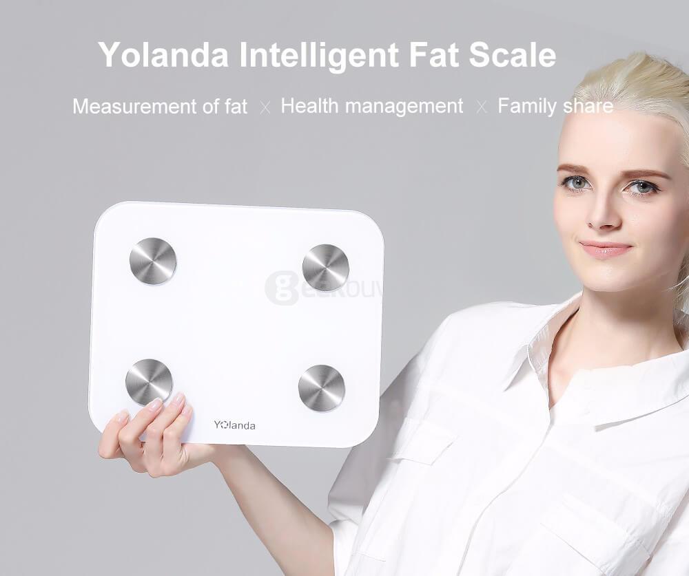 Yolanda Intelligent Fat Scale Body Scale for Android 4.3 iOS 7.0 and above