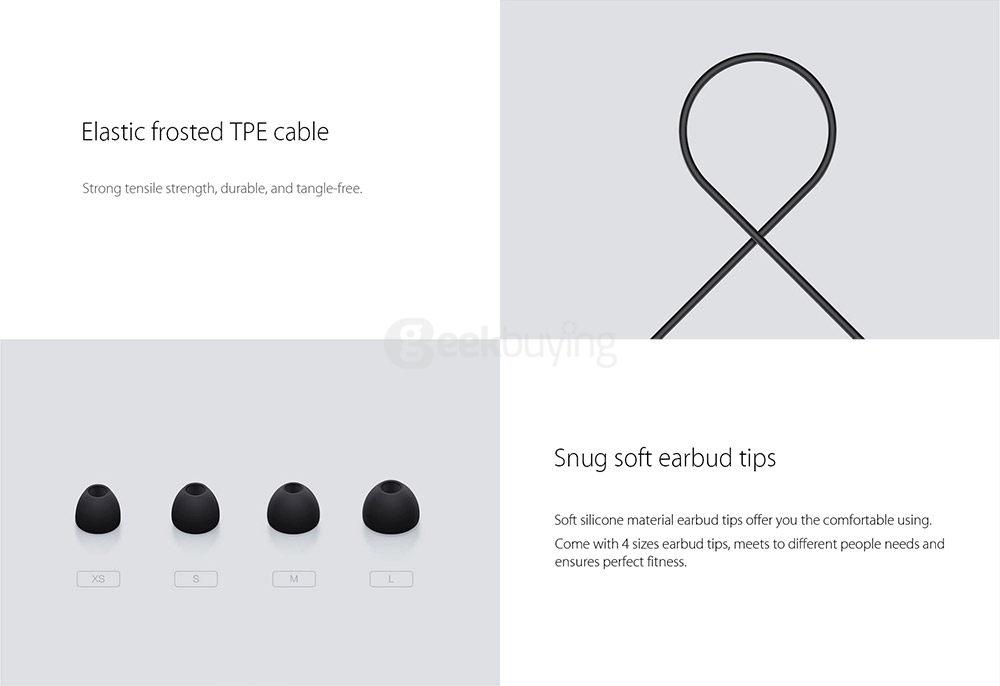 Original Xiaomi Hybrid Earphones Pro Mi Piston 4 with MIC Dual Drivers Wired Control for Android iOS - Silver