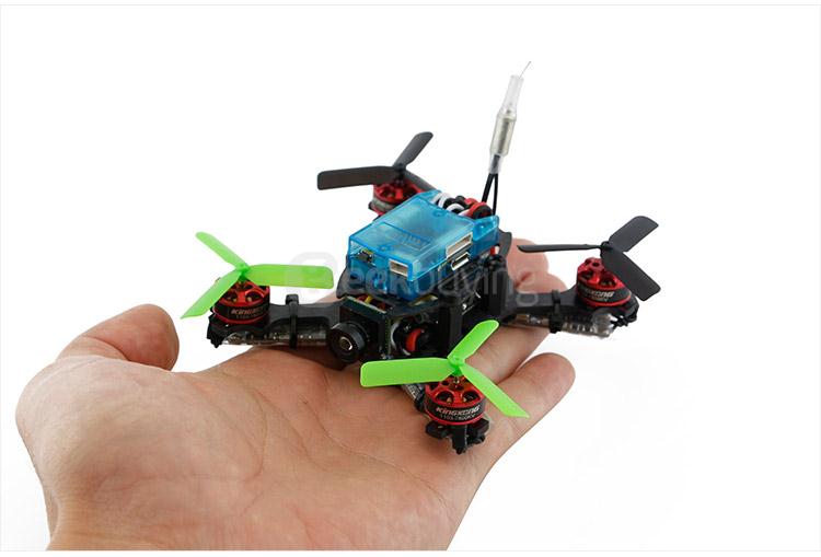KINGKONG Q90 90mm FPV Brushless Racer Micro F3 6DOF Flight Controller With 800TVL HD Camera - PNP Version