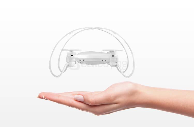 Fayee Smart Egg WIFI FPV 0.3MP Camera Headless Mode Altitude Hold RC Quadcopter RTF - Black