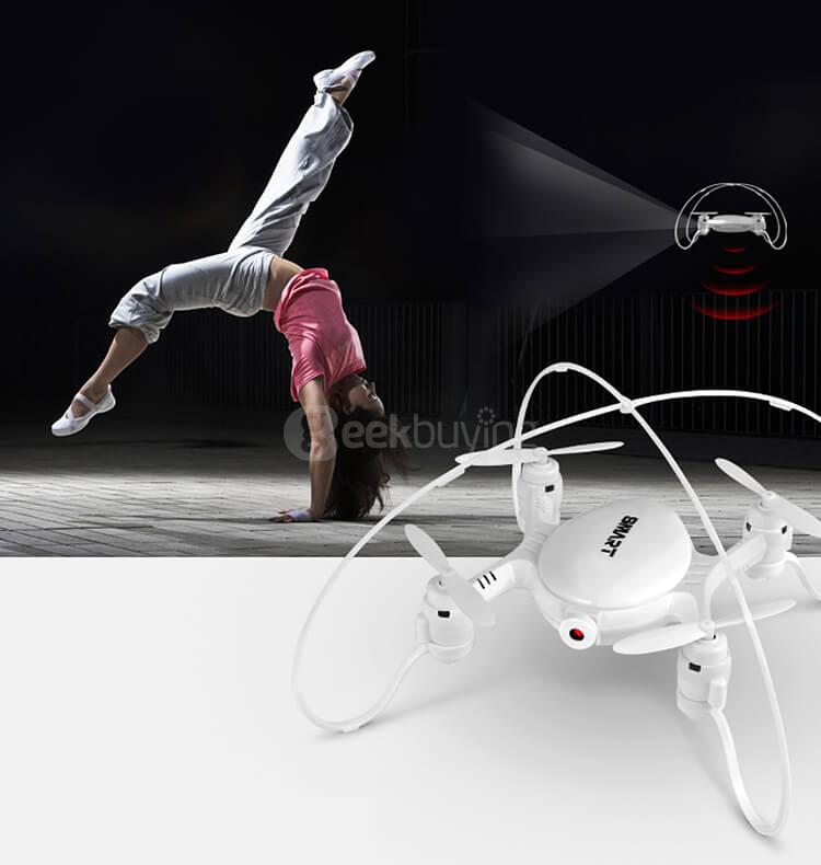 Fayee Smart Egg WIFI FPV 0.3MP Camera Headless Mode Altitude Hold RC Quadcopter RTF - Black