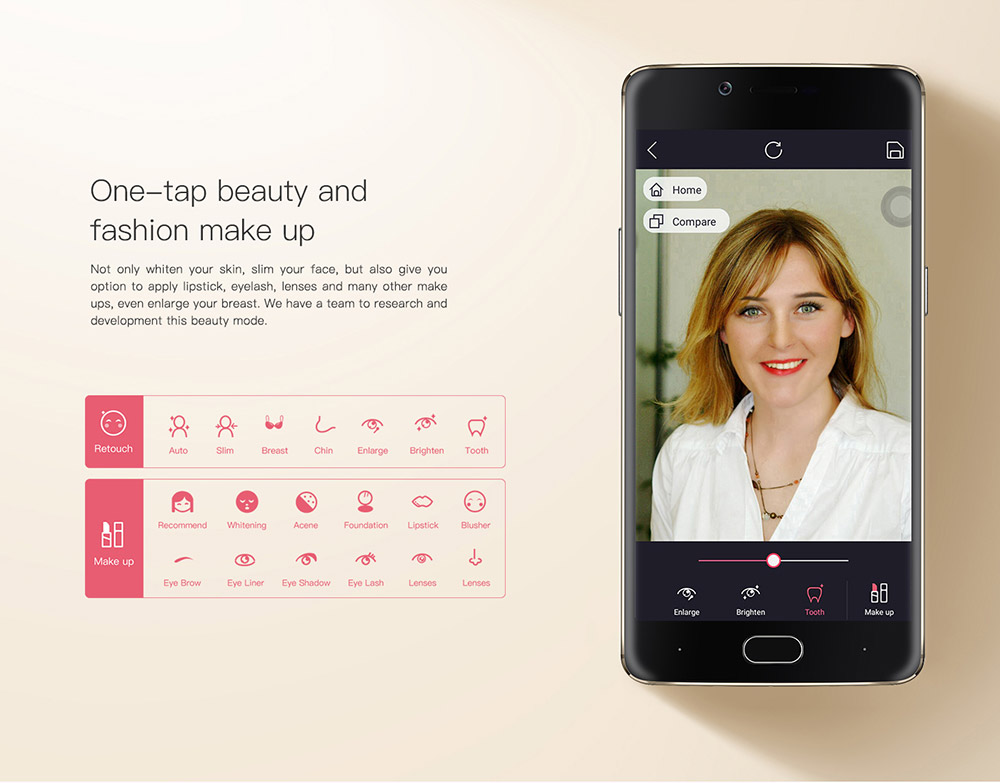 [HK Stock]DOOGEE Shoot 1 5.5inch FHD Android 6.0 Dual Rear Cameras 13.0MP+8.0MP Front Touch ID Smartphone MT6737T Quad Core 1.5GHz 2GB RAM 16GB ROM - Black