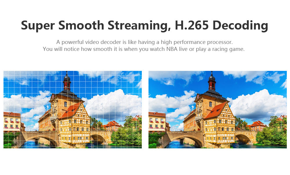 Z69 4K UHD Smart TV BOX KODI HDR 10 Android 6.0 Marshmallow Amlogic S905X 16GB ROM 802.11b/g/n WIFI LAN Bluetooth