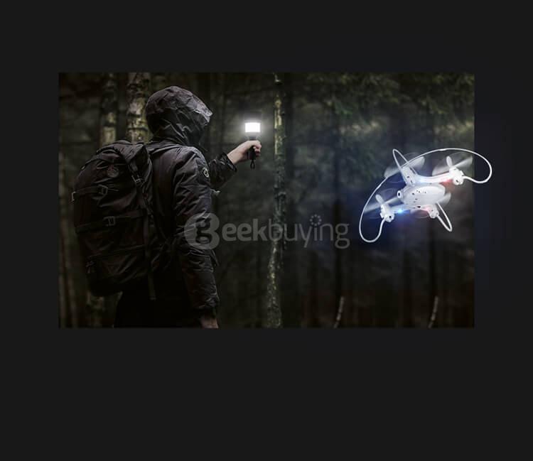 Fayee Smart Egg WIFI FPV 0.3MP Camera Headless Mode Altitude Hold RC Quadcopter RTF - Black