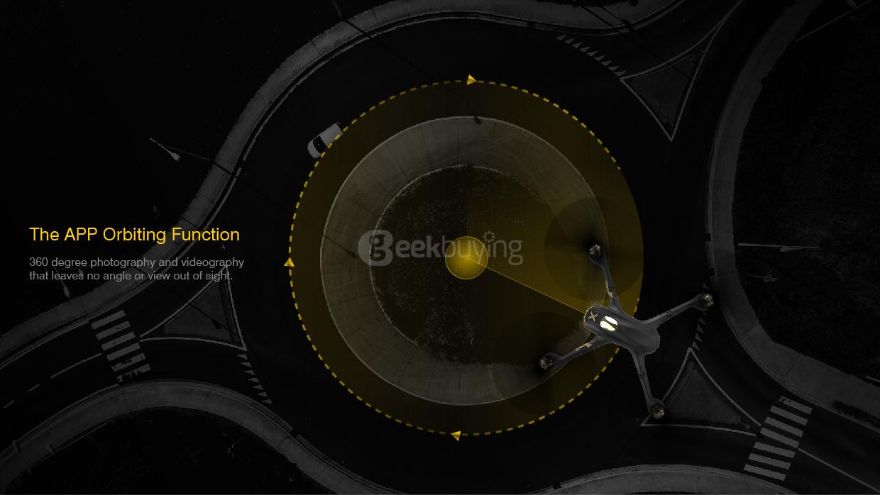 Hubsan X4 AIR Pro H501A 5.8G FPV Brushless With 1080P HD Camera GPS Waypoint RC Quadcopter RTF - Transmitter Version