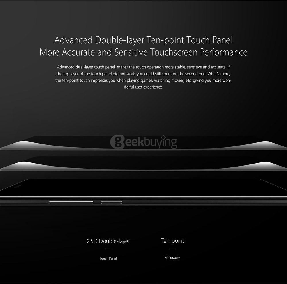 [HK Stock]Bluboo Dual 5.5inch FHD Android 6.0 4G LTE Smartphone MT6737T Quad Core 1.5GHz 2GB RAM 16GB ROM Dual Rear Cameras 13.0MP+2.0MP Touch ID OTG - Black