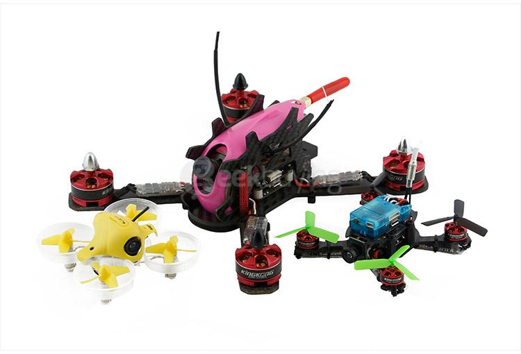 KINGKONG Q90 90mm FPV Brushless Racer Micro F3 6DOF Flight Controller With 800TVL HD Camera - PNP Version