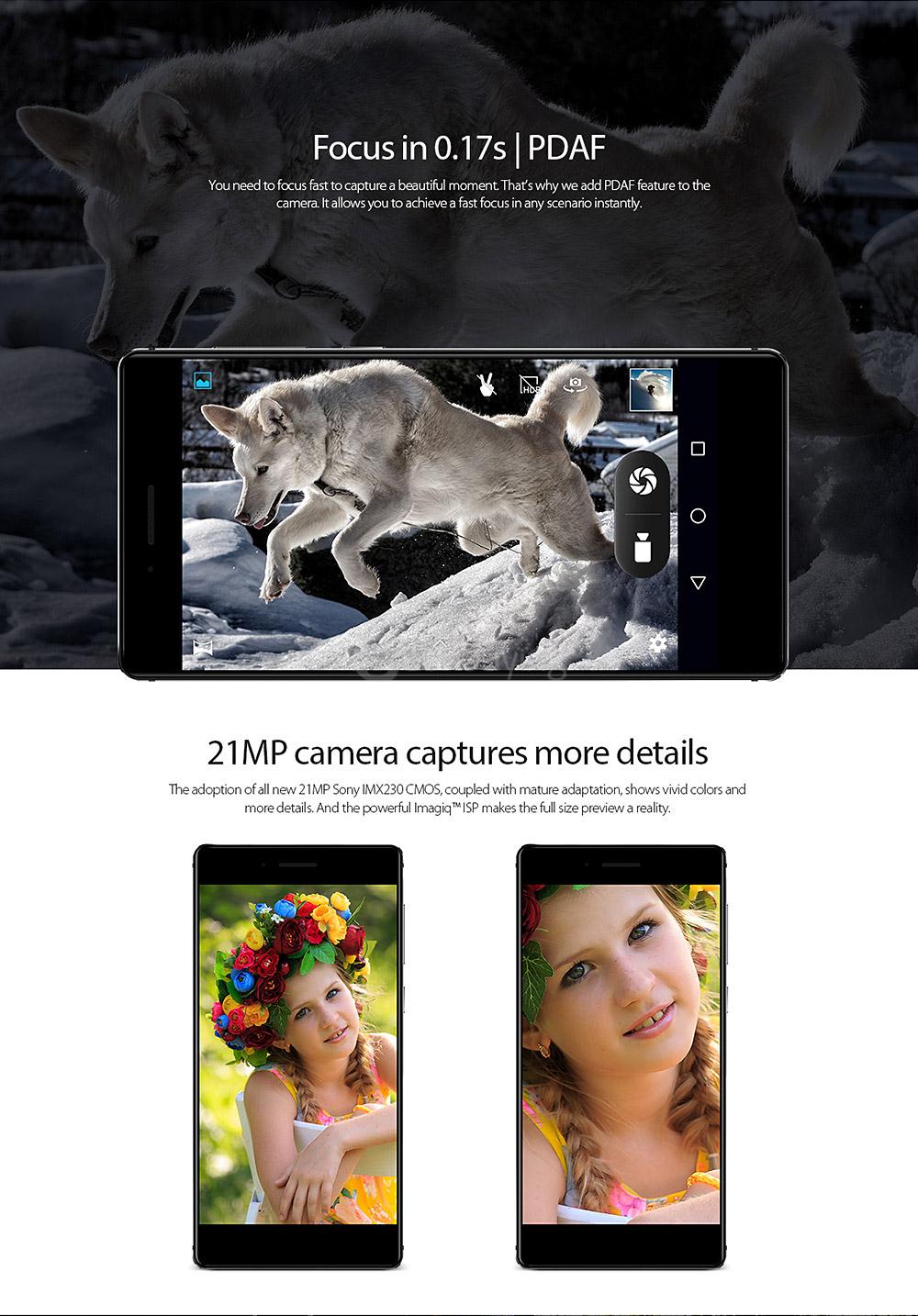 [HK Stock]Vernee Apollo 5.5inch 2.5D 2K Screen Android 6.0 Smartphone Helio X25 MT6797T Deca Core 4GB RAM 64GB ROM 21.0MP 8.0MP Touch ID VR Support Type-C - Gray