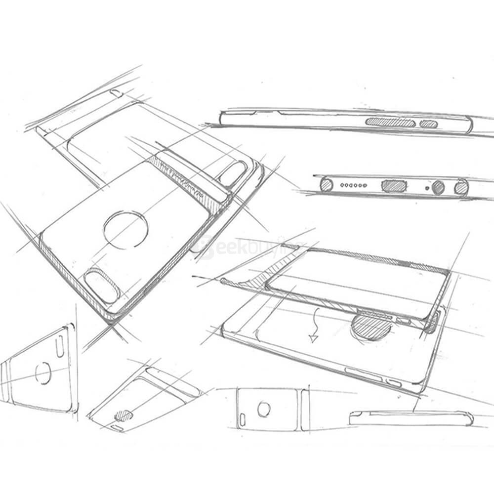 ROCK Royce Series Phones Protective Shell TPU Back Cover With PC Edge Anti-scratch Phone Case For iPhone 6Plus/6S Plus - Navy Blue