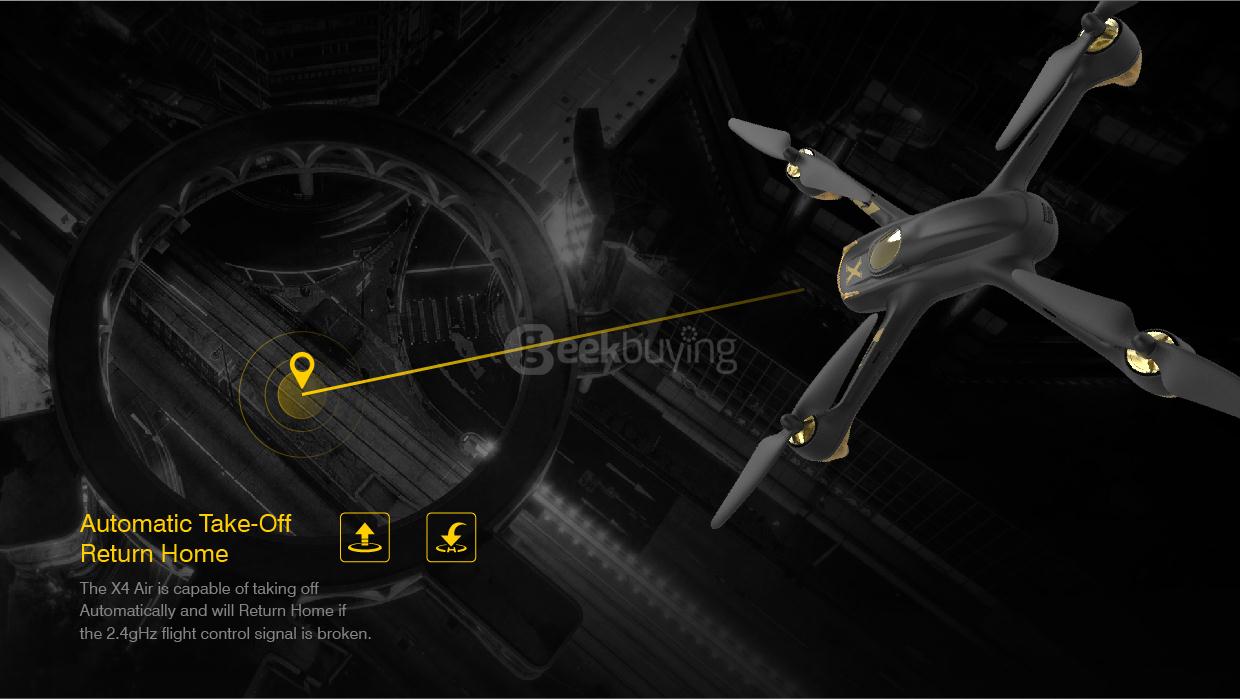 Hubsan X4 AIR Pro H501A 5.8G FPV Brushless With 1080P HD Camera GPS Waypoint RC Quadcopter RTF - Transmitter Version