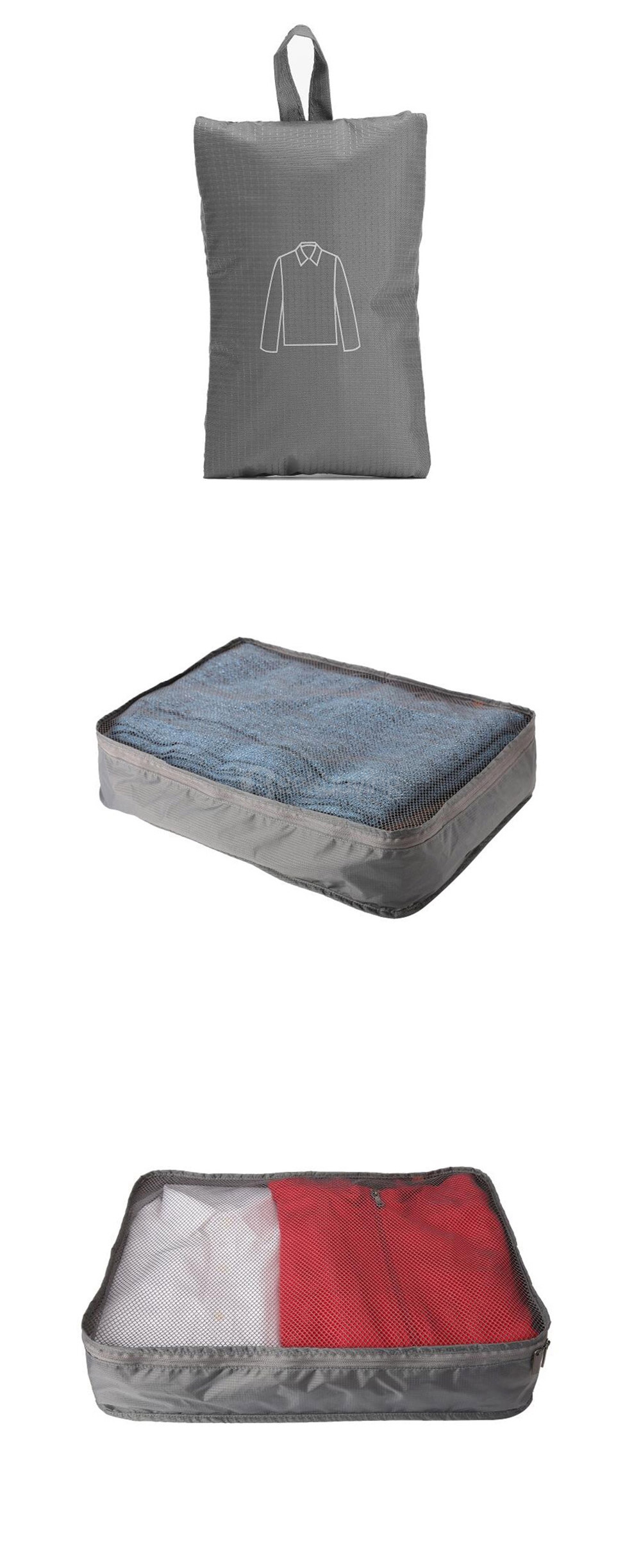 Original Xiaomi 90 Points Portable Storage Bag Folding Waterproof Multi-function Package - Gray