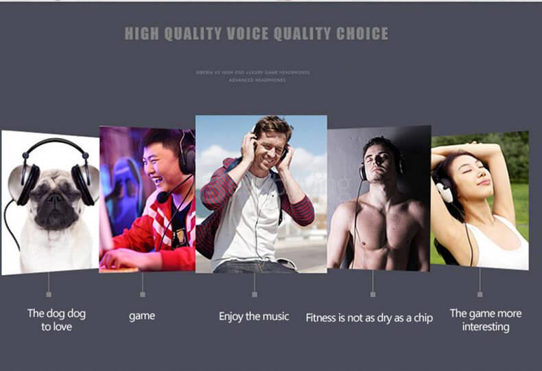 Xiberia V2 Over-ear Gaming Headphones LED Light Vibration Stereo Headsets PC Gamer Computer Super Bass - White