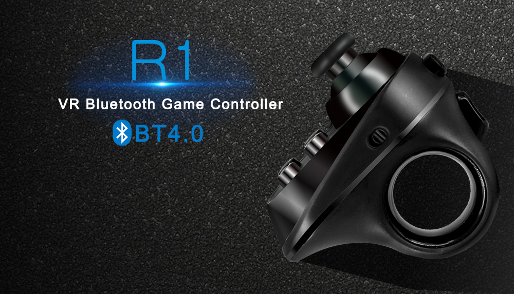 Magicsee R1 Bluetooth 4.0 Wireless Gamepad VR Remote Mini Game Controller Joystick for IOS Android