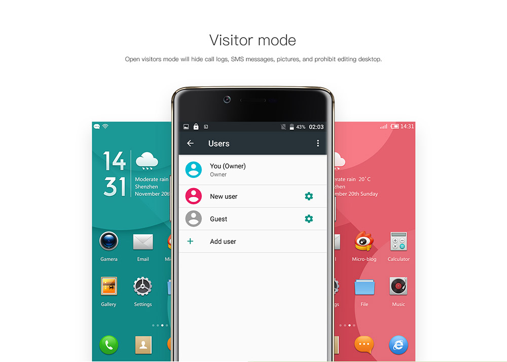 [HK Stock]DOOGEE Shoot 1 5.5inch FHD Android 6.0 Dual Rear Cameras 13.0MP+8.0MP Front Touch ID Smartphone MT6737T Quad Core 1.5GHz 2GB RAM 16GB ROM - Black