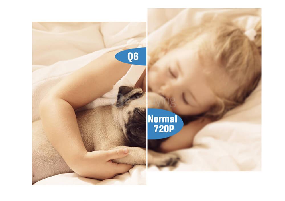 ESCAM Button Q6 Mini 720P WiFi IP Camera Night Vision Support 128GB Card Motion Detection Audio