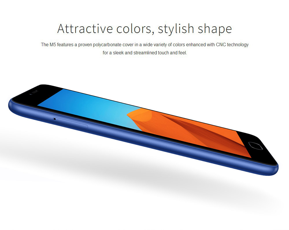 [HK Stock]MEIZU M5/Meilan 5 5.2inch HD 2.5D Screen 4G LTE Flyme 5 Smartphone 64bit MT6750 Octa Core 3GB RAM 32GB ROM 5.0MP+13.0MP Touch ID - White