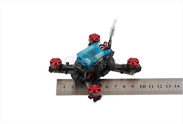 KINGKONG Q90 90mm FPV Brushless Racer Micro F3 6DOF Flight Controller With 800TVL HD Camera - PNP Version