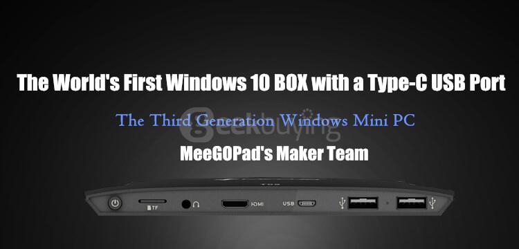 Bundle MEEGOPAD T09 Licensed Windows 10 Intel Z8350 4G/32G MINI PC + Tronsmart TSM01 English Version Air Mouse